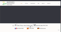Desktop Screenshot of grandlotustours.com